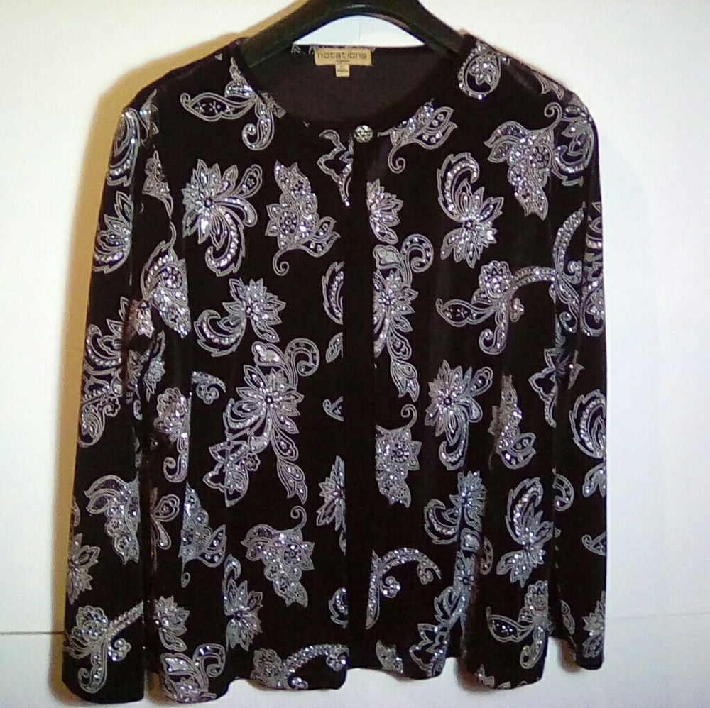💥HOST PICK💥Sparkling Velour 2 in 1 Top